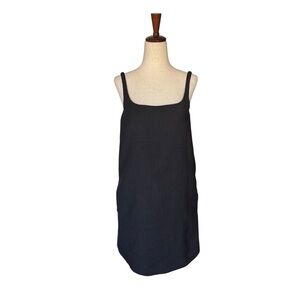Prada Grey Wool Pinafore Mini Dress sz 36 US XS